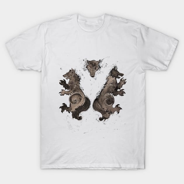 Wolves T-Shirt by Al1cee